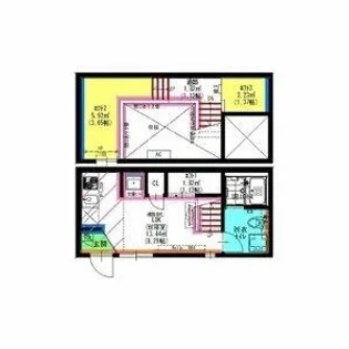 Velo JIYUGAOKA【103号室】の間取り