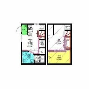 Velo JIYUGAOKA【104号室】の間取り