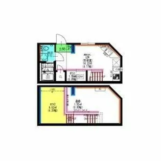 Velo JIYUGAOKA【106号室】の間取り