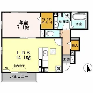 グランパティオ【1階】の間取り