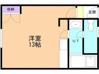 光和ハイツB【1階】の間取り
