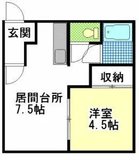 橋本HGビル【402号室】の間取り