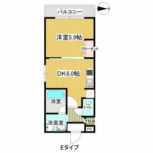 ブリリアコート丹波橋【2階】の間取り