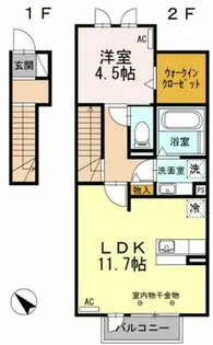 エテルニタ富士松駅【2階】の間取り