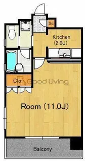 ハイツみかげ【4階】の間取り