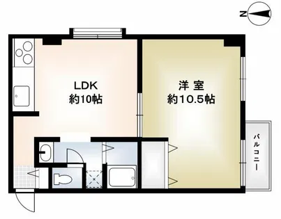 エステートピアサカイ【3階】の間取り