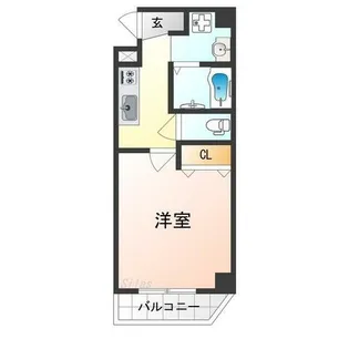 フィオーラマンション天王寺【6階】の間取り