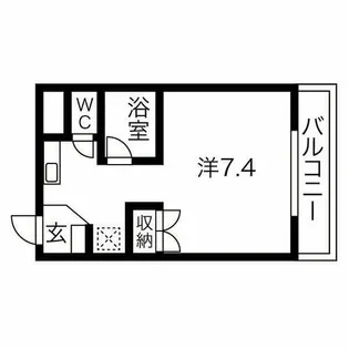 TOWNみやび【3階】の間取り