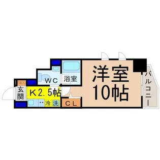 ベレーサ名駅ウエスト【6階】の間取り