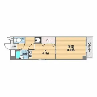 AUBE918【6階】の間取り