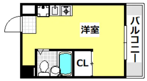 茨木ロイヤル【502号室】の間取り