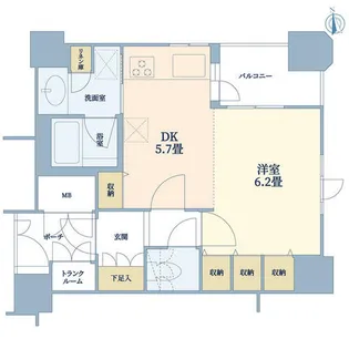 烏丸御池アーバンライフ【2階】の間取り