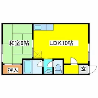 KDハイツ5【101号室】の間取り