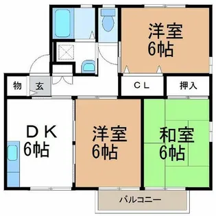 ファミール静Ⅱ【201号室】の間取り
