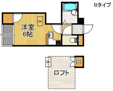レガーレ玉出【2階】の間取り