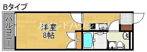 Merry住之江公園【7階】の間取り