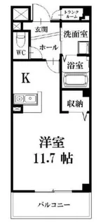 ジュネス【306号室】の間取り