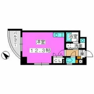 スーペリアニューハイム薬院【505号室】の間取り