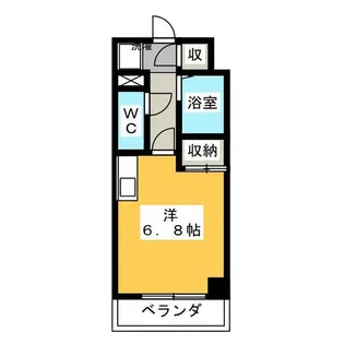 1Rの間取り画像