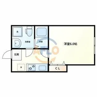 五條ハイツ【2階】の間取り