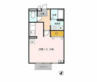 セゾンミストラル A【202号室】の間取り