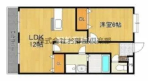 グランドゥール【302号室】の間取り