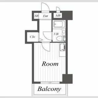 エルベコート針中野【3階】の間取り