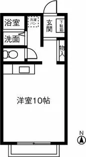 ウェルメイド【209号室】の間取り