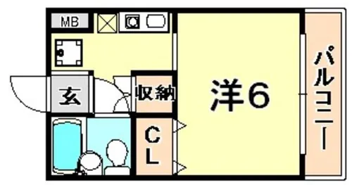 ロイヤルコート六甲桜ヶ丘【3階】の間取り