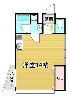 パルポート高羽【2階】の間取り
