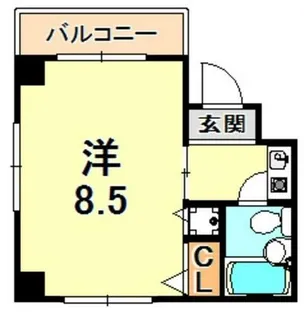 チェリーガーデン国玉【2階】の間取り