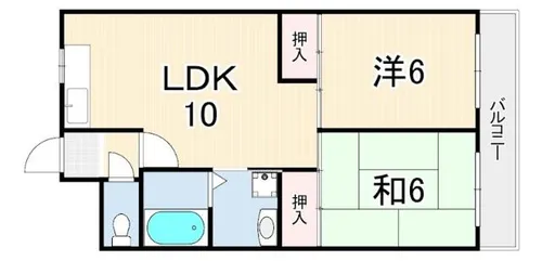 アーチ神崎【3階】の間取り