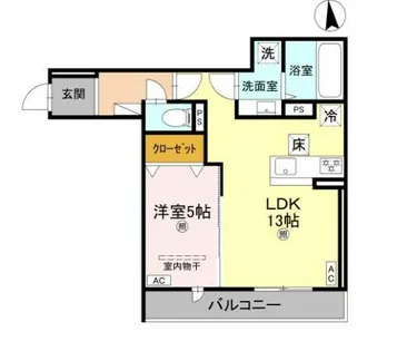 プチ ドルチェ【1階】の間取り