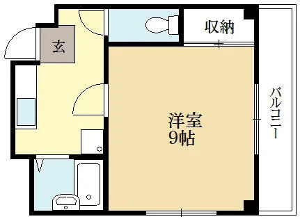 アクティブニシモト【3階】の間取り