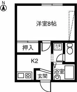 EAST COURT 両郷B【2階】の間取り