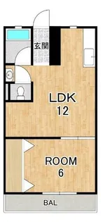 ヤマブハイツ【4階】の間取り