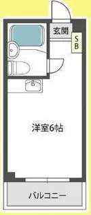 銀玉ハイツ【301号室】の間取り