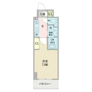 プレイズシード浅間町【2階】の間取り