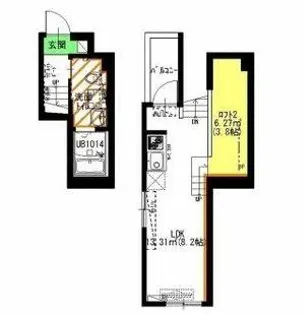 Pura Vidaナゴヤドーム前【2階】の間取り
