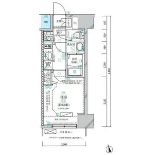 ディアレイシャス名古屋浄心【10階】の間取り