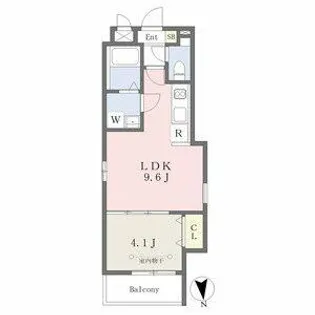 Cherim並木【3階】の間取り