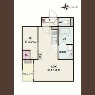 Jack atsutakoshinⅡ【2階】の間取り