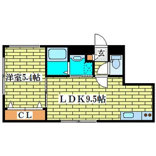 ル・フォート清田Ⅲ【303号室】の間取り