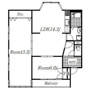 第2栄和ビル【3階】の間取り