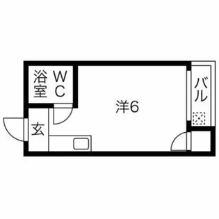 野江ハイツ【4階】の間取り