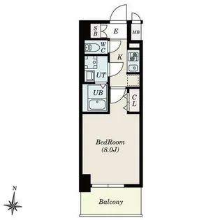 S-RESIDENCE堀田NorthⅡ【3階】の間取り