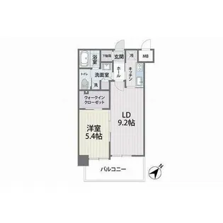 S-FORT筑紫通り【8階】の間取り