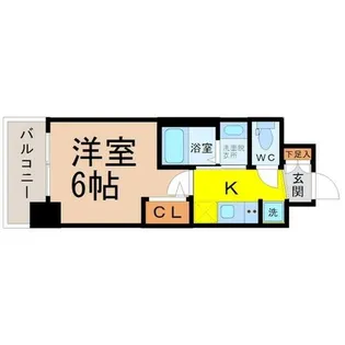 エステムコート名古屋新栄IIアリーナ【15階】の間取り