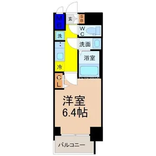 プレサンス吹上駅前エテルノ【8階】の間取り