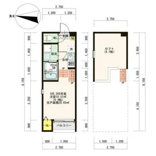 愛知県名古屋市南区笠寺町字姥子山【アパート】の間取り